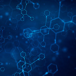 2D illustration medical structure background